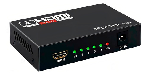 Divisor de cable Hdmi 1x4, divisor 3D Full Hd 1.4