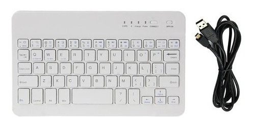 Teclado Inalámbrico Bluetooth Ultra Delgado Smartv Laptop Pc