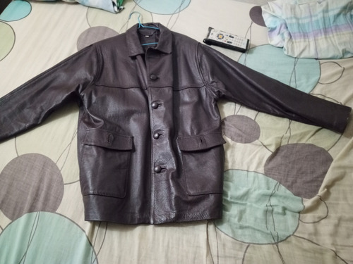 Vendo Chaqueta De Cuero Marron