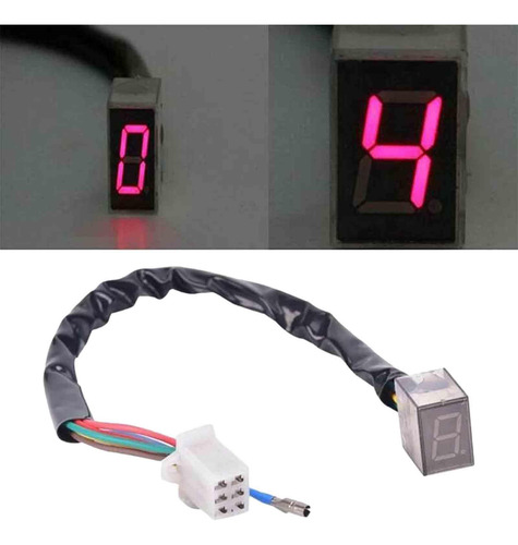 Indicador De Motocicleta, Led De 5 Velocidades, Medidor De