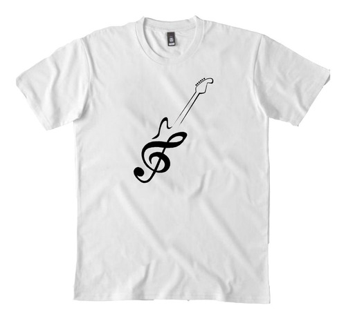 Remera Guitarra Música Modal Calidad Premium Unisex Y Niños