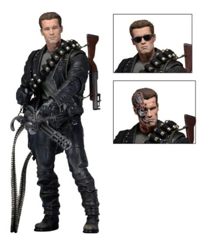 Action Figure Exterminador Do Futuro 2 T800 Judgment Arnold