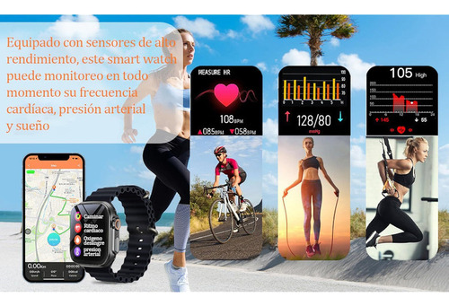 Reloj Inteligente Bluetooth Llamada Salud Oxígeno En Sangre