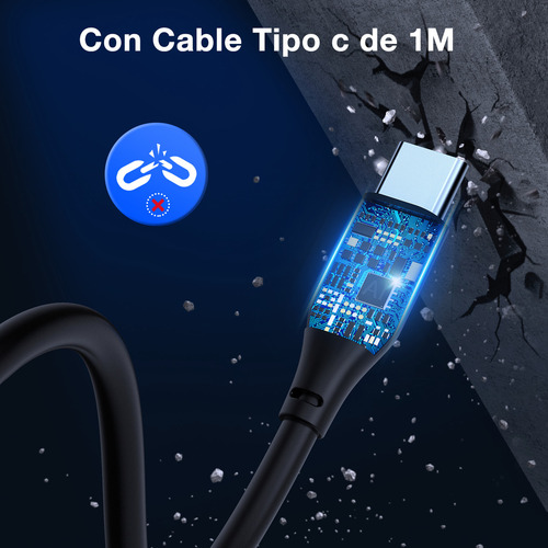 Cargador 1hora Gar241g Auto Usb Type-c Gris 20w Gris
