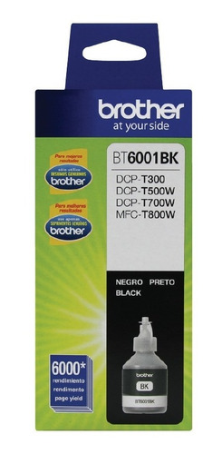 Tinta Brother Bt6001 Negro Original Dcp-t300 Dcp-t500w T700w