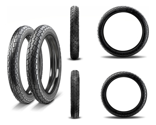 Par Pneu 60/100-17 + 80/100-14 Ira Soho Honda Biz 100 2015