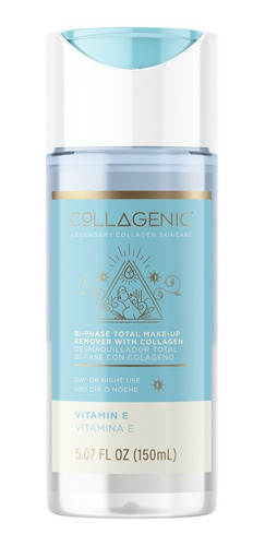 Imagen 1 de 7 de Desmaquillante Bifasico 150ml Vitamina E Colageno Skin Care