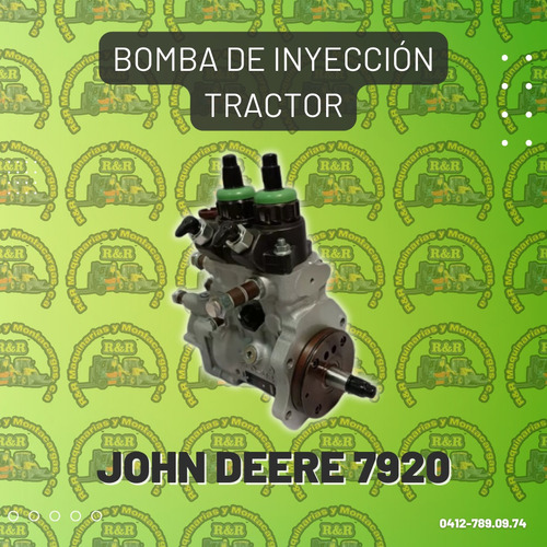 Bomba De Inyección Tractor John Deere 7920