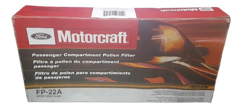Filtro De Polen Aire Acondicionado Motorcraft