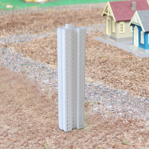 2 Diorama Moderno Edifício Da Cidade Ferrovia Estilo B