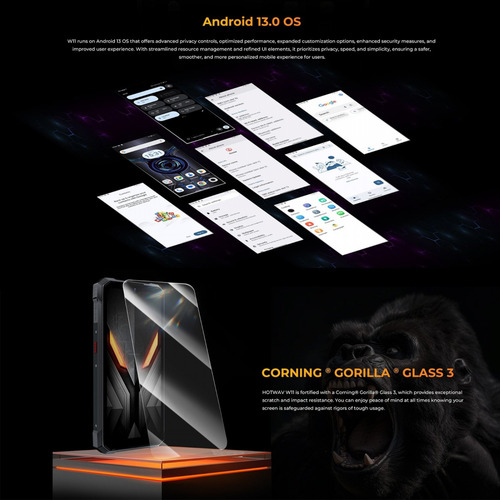 Hotwav W11 Con Android 13, Dual Sim 4g Y Nfc Integrado
