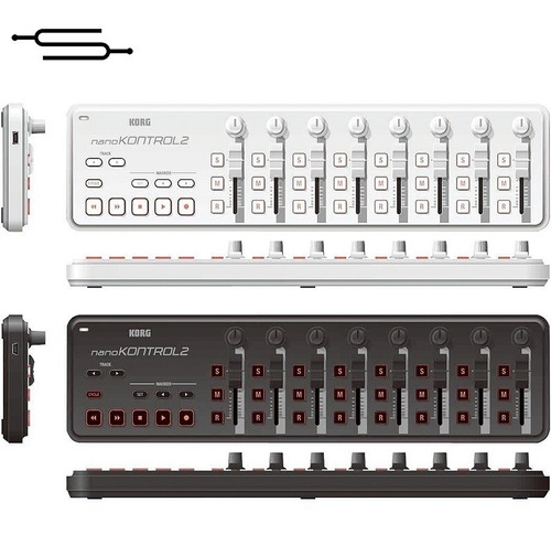 Korg Nano Kontrol 2 Controlador 8 Faders 8 Pot Negro Blanc