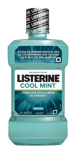 Listerine Cool Mint 24hs Lleve 500ml Pague 350ml