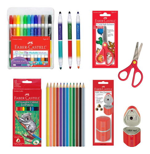 Faber-castell Juego De Suministros Para El Regreso A Clases