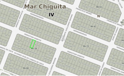 Lote En Partido De Mar Chiquita, Paraje Santa Elena, A 5 Cuadras Del Mar