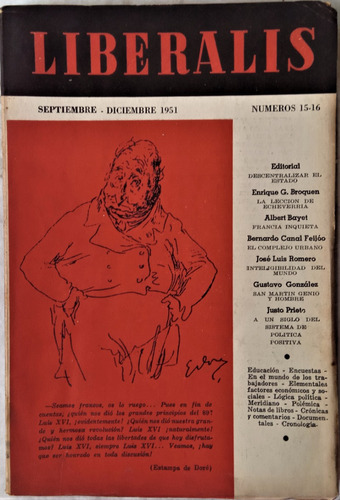 Liberalis - Numero 15 - 16   Septiembre / Diciembre 1951