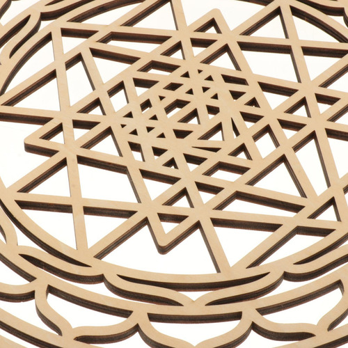 4x Esculturas De Pared De Geometría Sagrada Disco De