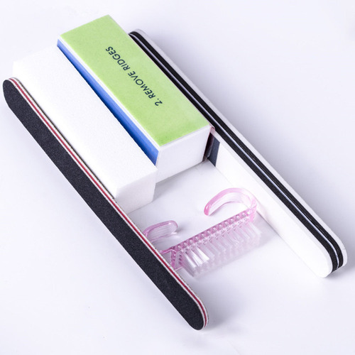Juego De Brochas Para Pulir Nail Files, Herramientas (5 Piez