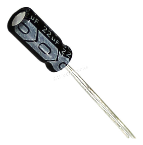 Capacitor Eletrolitico 22uf X 63v Envio Imediato