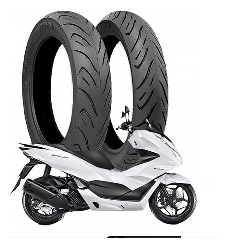 Par Pneu Pcx 150 90-90-14 + 100-90-14 Sport R Technic Novos