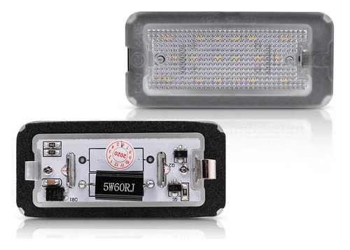 Luz De Matrícula Led Para Fiat 500c/abarth 500 2007-2016