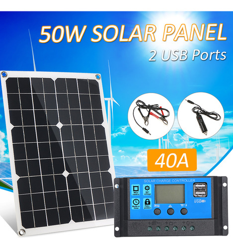 Regulador Inteligente Pwm, 50 W Dc, 5 V/18 V, Solar De Doble