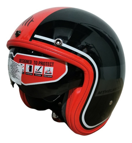 Imagen 3 de 7 de Casco Mt Le Mans 2 Sv Retro Clásico Certificado