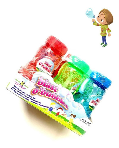 Imagen 1 de 6 de Burbujas De Jabon Para Niños 6 Unidades Medellin Bogota