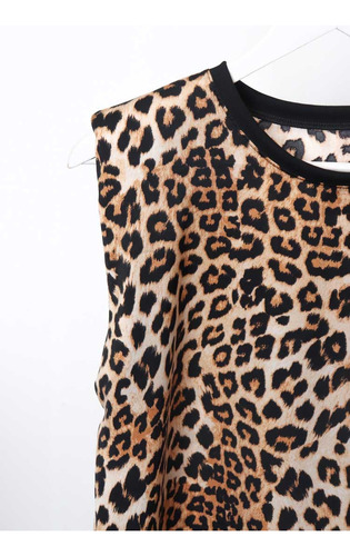 Blusa Musculosa De Seda Animal Print!!