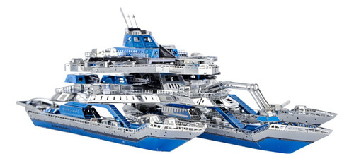 * 3d Metal Puzzle Ship Model Diy Construction Kit