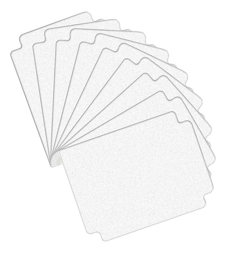 4 X 10 Divisores De Tarjetas Coleccionables Con Pestañas