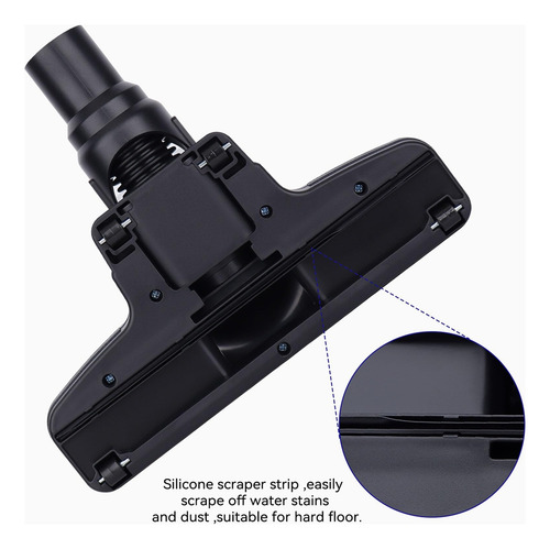 Accesorio De Suelo Para Aspiradora De 1 1/4 Pulgadas Y 32 Mm