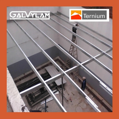 Union Para Perfil C 200 Galvanizado Tramo X 0,40mts