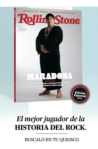 Revista Rolling Stone Maradona Especial Coleccionistas Nueva