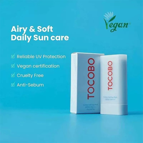 Tocobo Cotton Soft Sun Stick Spf50+ Protector Solar 19g