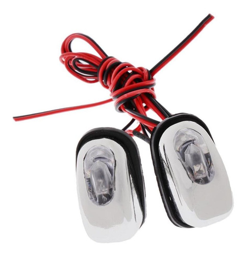 1 Par Limpiaparabrisas Luz Accesorio Para Coche Rojo