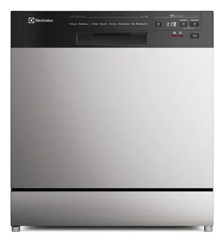 Lava-Louça Electrolux LS08E 8 Serviços Inox Lava & Seca 50 min por R$ 1.678