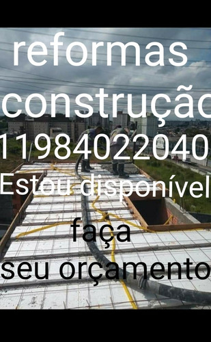 Imagem 1 de 5 de Serviços De Pedreiro Reforma É Construção 11984022040
