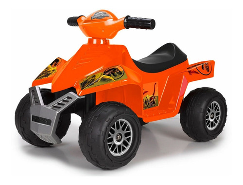 Montable Eléctrico Quad Racy Jurassic 6v De Feber