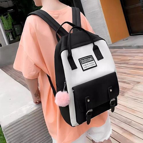 Set De 5 Mochilas Escolares, Estuches Para Lápices Para Estudiantes