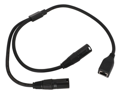 Cable De Extensión Dual Xlr A Rj45, Adaptador Hembra De 3 Pi