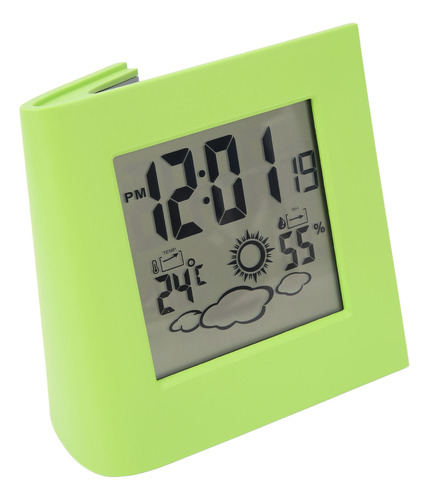 Despertador Digital Con Batería Solar De Doble Energía Para