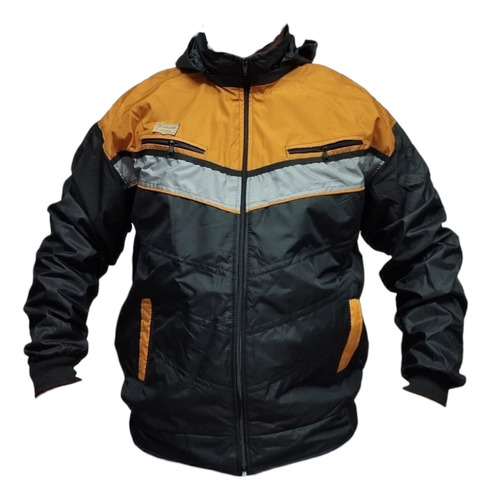 Chaqueta Deportiva Para Hombre Negro Mas Mostaza