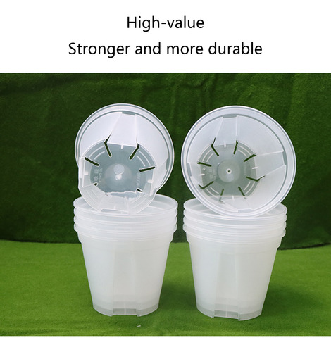 Maceta De Plástico Con Autorriego (l), Transparente, Con Con