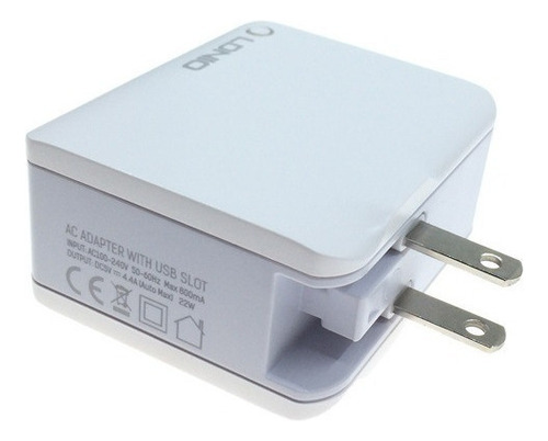 Cdq Cargador De Pared Usb 4 Puertos 22w 5v 4.4a Carga New
