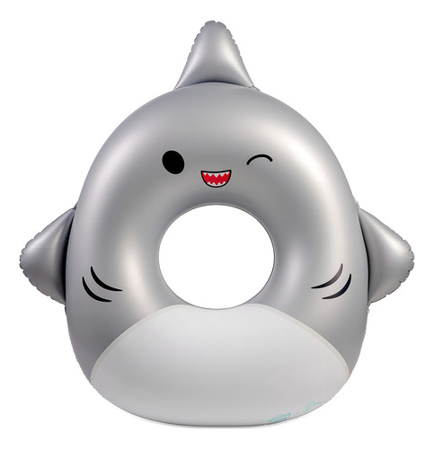 Flotador Para Pileta Tiburón Bigmouth Inc 22-bpf-4380 - Gris