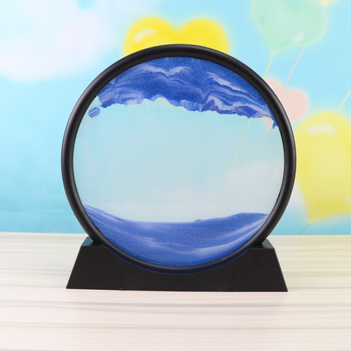 Pintura De Arena Dinámica 3d Amarilla De 12 Pulgadas, Decora