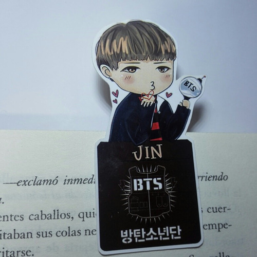 Imagen 3 de 7 de Bts K Pop Separadores Magnéticos Para Libros