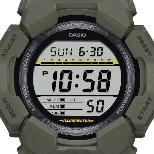 Reloj G-shock Gd-010-3d Carbono/resina Hombre Verde