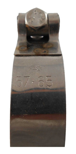 Imagem 2 de 5 de Abraçadeira Inox Tucho Simples 57 - 65mm - Cód.722